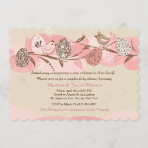 Baby shower Invitation des couples de Pâques