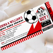 Baby shower Invitation des Couples du Pass Footbal