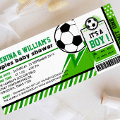 Baby shower Invitation des Couples du Pass Footbal