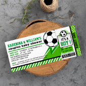Baby shower Invitation des Couples du Pass Footbal
