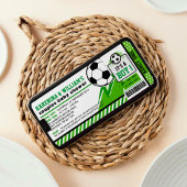 Baby shower Invitation des Couples du Pass Footbal