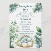 Baby Shower Invitation Dinosaur Dino Mite Party (Devant)