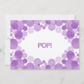 Baby shower Invitation Elle est sur le point de Po (Dos)