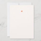 Baby shower invitation Forêt d'animaux (Dos)