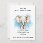 baby shower invitation garçon (Devant)