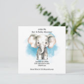 baby shower invitation garçon (Debout devant)