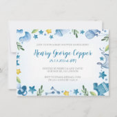 Baby shower | Invitation | Hippo (Dos)