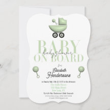 Baby shower Invitation Invitation Douche Baby Card