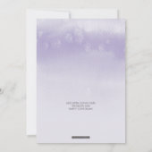 BABY SHOWER INVITATION ombre d'aquarelle menthe vi (Dos)