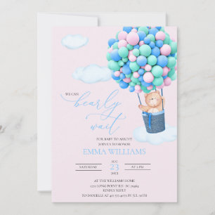 Baby shower Invitation Ours Nous pouvons Bearly Wa