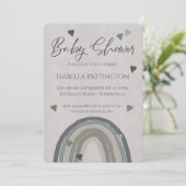 Baby Shower invitation paperlike Kaart (Staand voorkant)