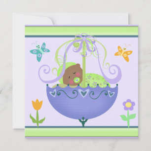Baby shower Invitation personnalisée Ethnique