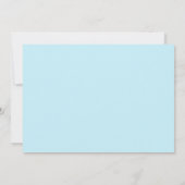 Baby shower invitation - petit train (Dos)