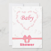 Baby Shower Invitations Carte Pour Garçon & Fille (Dos)