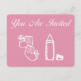Baby Shower Invitations Girl Kaart