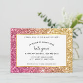 BABY SHOWER INVITATIONS glamour parties scintillan (Debout devant)