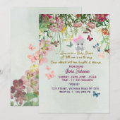 Baby Shower Invitations  Kaart (Voorkant / Achterkant)