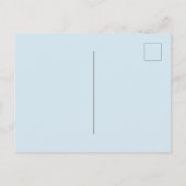 Baby shower jongen blauw florale grienery mam om t briefkaart (Achterkant)