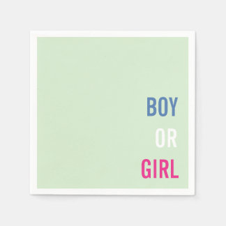 Baby Shower Jongen of Meisje Servet