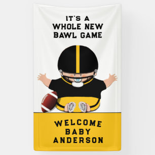 Baby Shower Jongen Spandoek