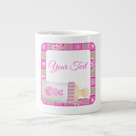 Baby shower - Jumbo Mug (Devant)