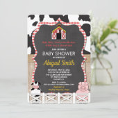 Baby shower kaart (Staand voorkant)