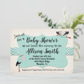 Baby Shower Kaart (Staand voorkant)