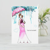 Baby Shower Kaart (Staand voorkant)