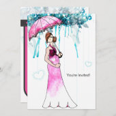 Baby Shower Kaart (Voorkant / Achterkant)