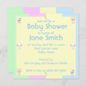 Baby Shower Kaart (Voorkant / Achterkant)