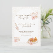 Baby shower kaart (Staand voorkant)