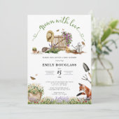 Baby shower kaart (Staand voorkant)