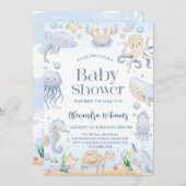 Baby shower kaart (Voorkant / Achterkant)