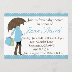 Baby shower kaart