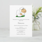 Baby shower kaart (Staand voorkant)