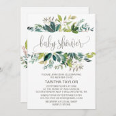 Baby shower kaart (Voorkant / Achterkant)