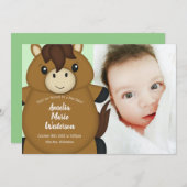 Baby shower kaart (Voorkant / Achterkant)