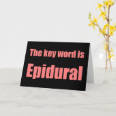 Baby shower-kaart kaart (Gele Bloem)