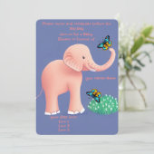 Baby shower-kaart save the date (Staand voorkant)