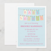 baby shower Kast-roze Kaart (Voorkant / Achterkant)