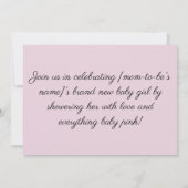 Baby shower Kind met lammeren Kaart (Achterkant)