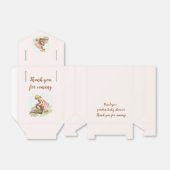 Baby shower kind met naam bedankdoosjes (Uitgevouwen)