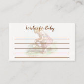 Baby shower kindertekentuin informatiekaartje (Voorkant)