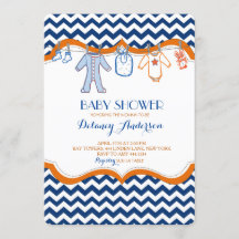 baby shower Klapt Uitnodigingen
