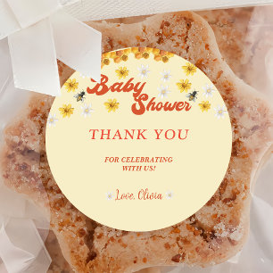 Baby shower Klassieke Sticker