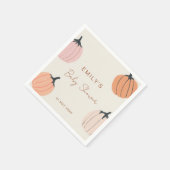 Baby shower kleine pompoHerfst Servet (Hoek)