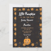 Baby shower kleine pompoTrick or treat Kaart (Voorkant)