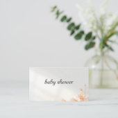 Baby Shower – Kleine Wonderviering Informatiekaartje (Staand voorkant)