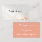 Baby Shower – Kleine Wonderviering Informatiekaartje (Voorkant / Achterkant)