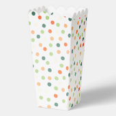 Baby shower Kleurrijk Confetti Patroon Bedankdoosjes (Achterkant)